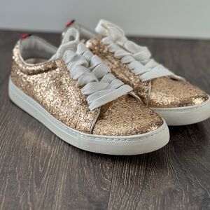 Boden Gold Sparkle Women's Sneakers